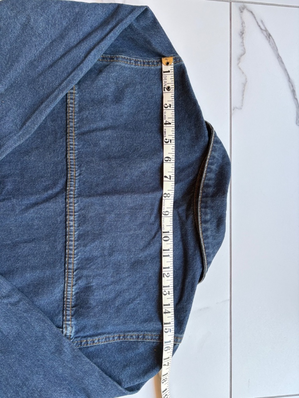 Levi Style Long Denim Jacket - Picture 5 of 7